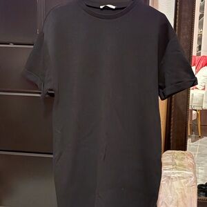 Black T-shirt dress